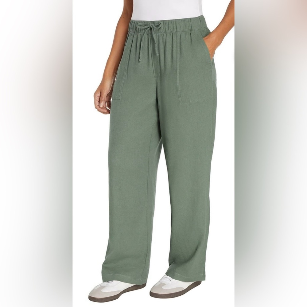 Gap Linen Green Pant Sz XXL New With Tags